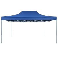 vidaXL Profi-Partyzelt Faltbar 3&times;4 m Stahl Blau