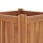 vidaXL Hochbeet 40x40x40 cm Massivholz Teak