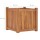 vidaXL Hochbeet 40x40x40 cm Massivholz Teak