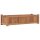 vidaXL Hochbeet 100x30x25 cm Massivholz Teak