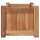 vidaXL Hochbeet 100x30x25 cm Massivholz Teak