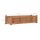 vidaXL Hochbeet 100x30x25 cm Massivholz Teak