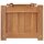 vidaXL Hochbeet 200x30x25 cm Massivholz Teak