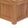 vidaXL Hochbeet 200x30x25 cm Massivholz Teak