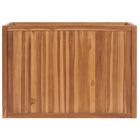 vidaXL Hochbeet 100x50x70 cm Massivholz Teak