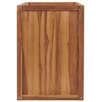 vidaXL Hochbeet 100x50x70 cm Massivholz Teak