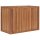 vidaXL Hochbeet 100x50x70 cm Massivholz Teak