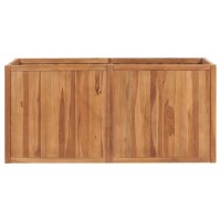 vidaXL Garten-Hochbeet 150 x 50 x 70 cm Massivholz Teak