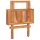 vidaXL Klappbarer Bistrotisch 60 x 60 x 65 cm Teak Massiv