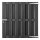 vidaXL Gartentor WPC 100 x 100 cm Grau