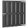 vidaXL Gartentor WPC 100 x 100 cm Grau