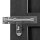 vidaXL Gartentor WPC 100 x 100 cm Grau