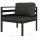 vidaXL 6-tlg. Garten-Lounge-Set mit Kissen Aluminium Anthrazit
