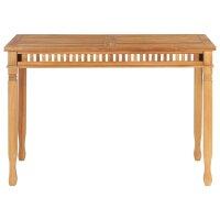 vidaXL Garten-Esstisch 120x65x80 cm Massivholz Teak