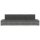 vidaXL Modulares 3-Sitzer-Sofa Poly Rattan Grau