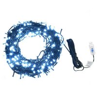 vidaXL Lichterkette 400 LEDs Indoor und Outdoor 40 m Kaltwei&szlig;