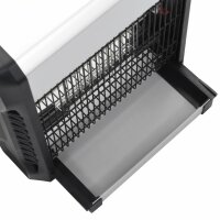 vidaXL Insektenvernichter Schwarz Aluminium ABS 12 W