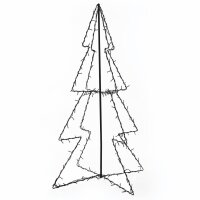 vidaXL Weihnachtsbaum in Kegelform 160 LEDs Indoor &...