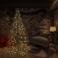 vidaXL Weihnachtsbaum in Kegelform 240 LEDs Innen und...