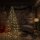 vidaXL Weihnachtsbaum in Kegelform 240 LEDs Innen und Au&szlig;en 115x150 cm