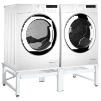 vidaXL Untergestell für Wasch- und Trockenmaschine...