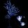 vidaXL Weihnachtsbaum 128 LEDs Blaues Licht Kirschbl&uuml;ten 120 cm