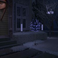 vidaXL Weihnachtsbaum 120 LEDs Blaues Licht...