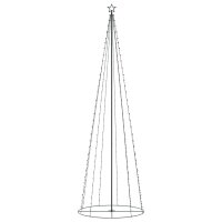 vidaXL Weihnachtskegelbaum 330 Bunte LEDs Dekoration 100x300 cm