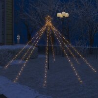 vidaXL LED-Lichterkette Weihnachtsbaum Indoor Outdoor 400...