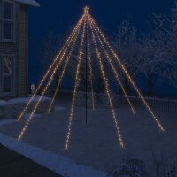 vidaXL LED-Lichterkette Weihnachtsbaum Indoor Outdoor 800...