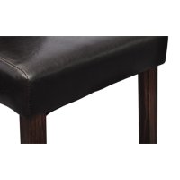 vidaXL Esszimmerstühle 2 Stk. Braun Kunstleder