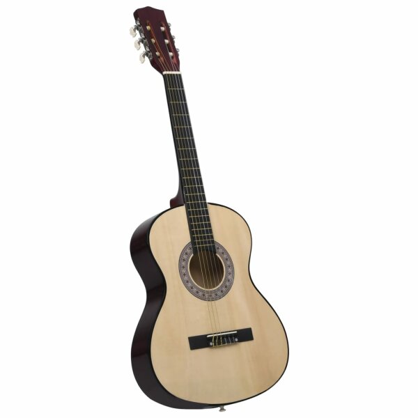 vidaXL Klassische Gitarre f&uuml;r Anf&auml;nger 4/4 39&quot; Lindenholz