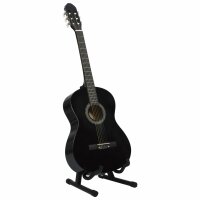 vidaXL 12-tlg. Klassikgitarren-Set f&uuml;r Anf&auml;nger Schwarz 4/4 39&quot;