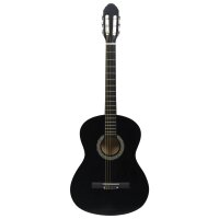 vidaXL 12-tlg. Klassikgitarren-Set f&uuml;r Anf&auml;nger Schwarz 4/4 39&quot;