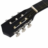 vidaXL Klassikgitarre f&uuml;r Anf&auml;nger und Kinder Schwarz 3/4 36&quot;