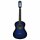 vidaXL Klassikgitarre für Anfänger und Kinder Blau 1/2 34"