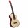 vidaXL Western Cutaway Gitarre mit 6 Saiten 38&quot; Lindenholz