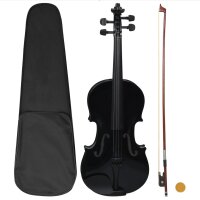 vidaXL Violine Komplettset mit Bogen und Kinnstütze...