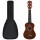 vidaXL Sopran-Ukulele-Set mit Tasche für Kinder Dunkles Holz 21"