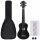 vidaXL Sopran-Ukulele-Set mit Tasche f&uuml;r Kinder Schwarz 23&quot;