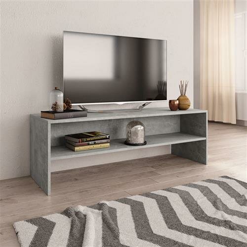 vidaXL TV-Schrank Betongrau 120x40x40 cm Holzwerkstoff