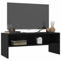 vidaXL TV-Schrank Schwarz 100x40x40 cm Holzwerkstoff