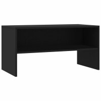 vidaXL TV-Schrank Schwarz 80x40x40 cm Holzwerkstoff