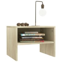 vidaXL Nachttisch Sonoma-Eiche 40x30x30 cm Holzwerkstoff