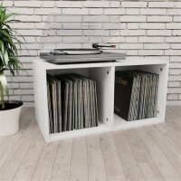 vidaXL Schallplatten-Aufbewahrungsbox Weiß 71x34x36 cm Holzwerkstoff