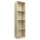 vidaXL Bücherregal/TV-Schrank Sonoma-Eiche 36x30x143 cm Holzwerkstoff