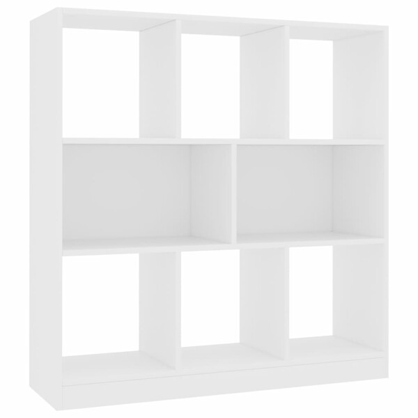 vidaXL B&uuml;cherregal Wei&szlig; 97,5&times;29,5&times;100 cm Holzwerkstoff