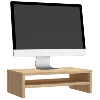 vidaXL Monitorst&auml;nder Sonoma-Eiche 42x24x13 cm Holzwerkstoff