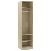 WOWONA Kleiderschrank Sonoma-Eiche 50x50x200 cm Holzwerkstoff