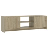 vidaXL TV-Schrank Sonoma-Eiche 120x30x37,5 cm Holzwerkstoff